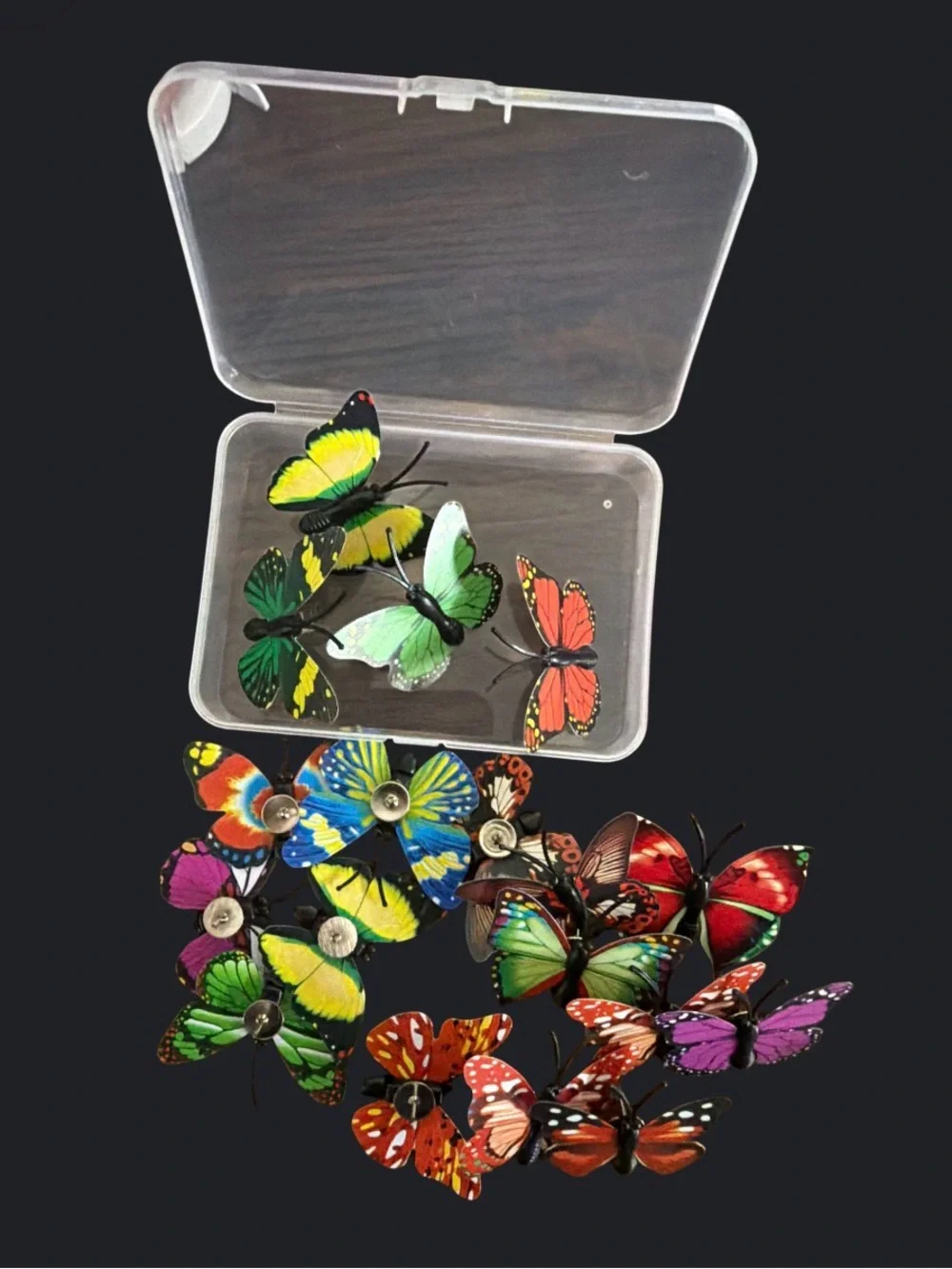 Colorful Butterfly Thumb Tacs - Multiple Colors